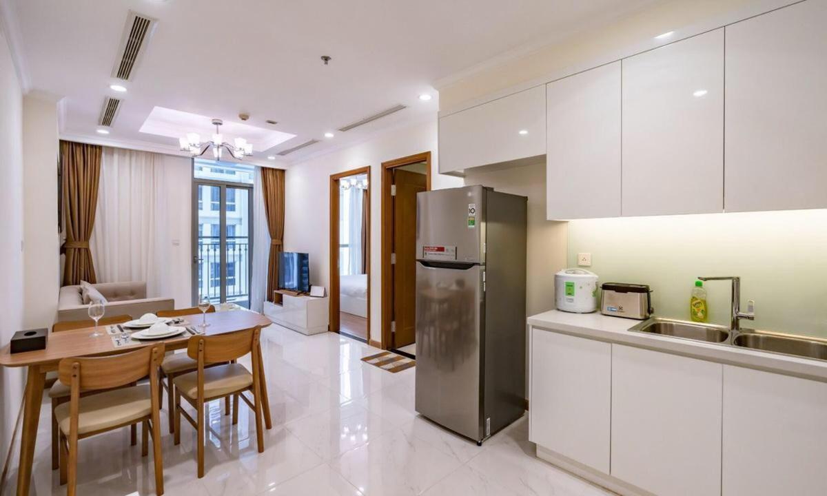 Cherry Homeapart Vinhomes Central Park Ho Chi Minh-stad Buitenkant foto