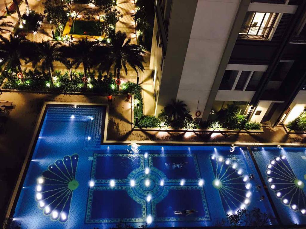 Cherry Homeapart Vinhomes Central Park Ho Chi Minh-stad Buitenkant foto